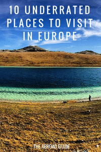 If you're studying abroad in or visiting Europe, get off the beaten path and visit one (or more) of these underrated places in Europe. Skip the tourist-filled spots and visit one of these 10 underrated European spots that are still undiscovered.