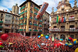 festivals in spain, running of the bulls, cool festivals in Europe