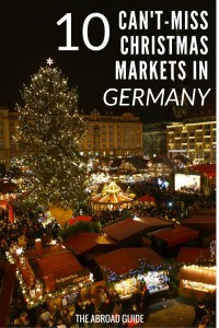 Top Christmas Markets in Germany- These are the Christmas Markets you should definitely visit while in Germany during November and December. Try mulled wine, other winter-themed German treats, and shop for handmade gifts and souvenirs at these top German Christmas markets.