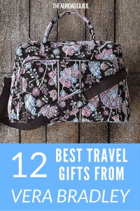 These 12 gifts are great for college travelers that you need gift ideas for. Click through to this Vera Bradley gift guide for pretty carry-on bags, travel organizers, passport protectors and more, all in gorgeous Vera Bradley print.