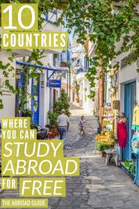 Where to study abroad for free. These ten countries let international students study for free in their universities. If you want to study abroad for free or cheap, check out these places.