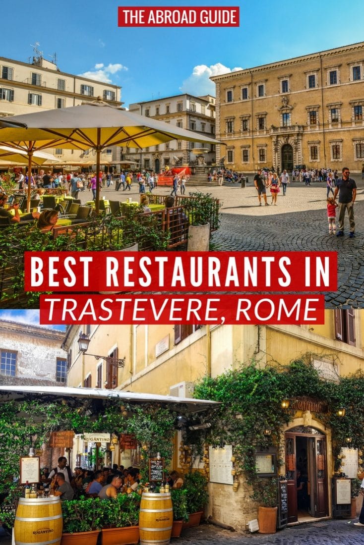 Eat like a local at these top restaurants in Trastevere, Rome. Trastevere is a locally-loved area where you can eat and drink well. These are the best food spots in Rome!