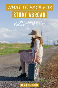 What to Pack for Study Abroad. A complete Study Abroad Packing List, including a free printable study abroad packing checklist to help you pack everything you need for study abroad
