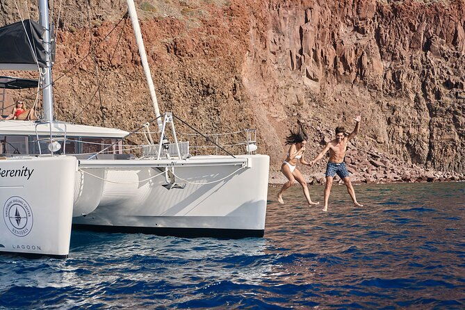 santorini-oia-private-sunset-catamaran-cruise-with-bbq-drinks
