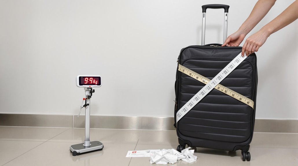 baggage rules and costs