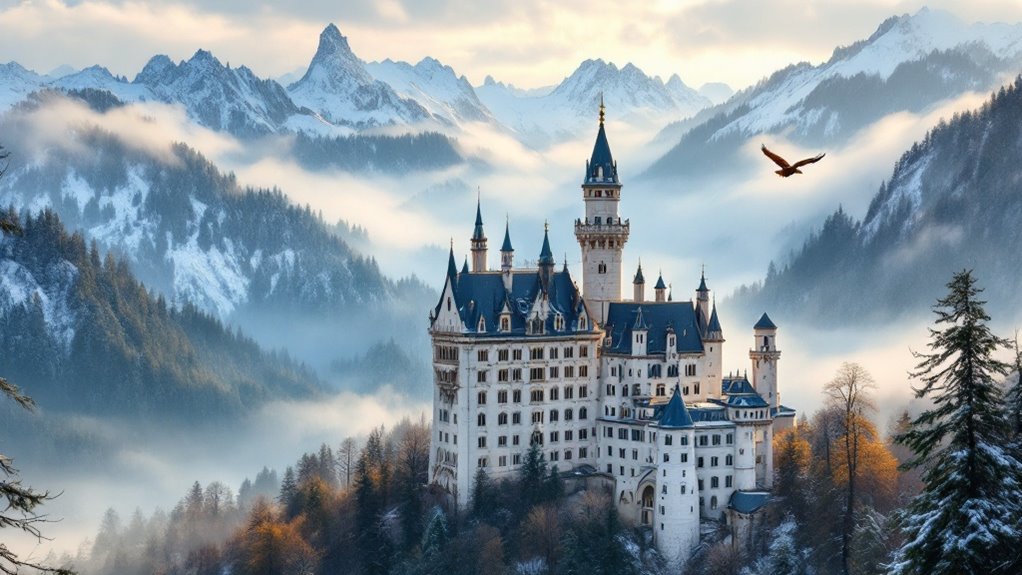 bavarian alps fairy tale castle