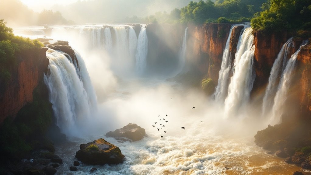 breathtaking waterfalls spanning borders