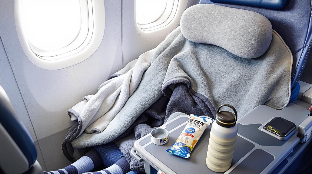 comfort tips for flying