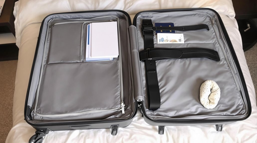 concealed storage for organization