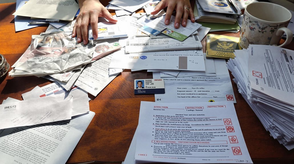 documentation and paperwork guidelines
