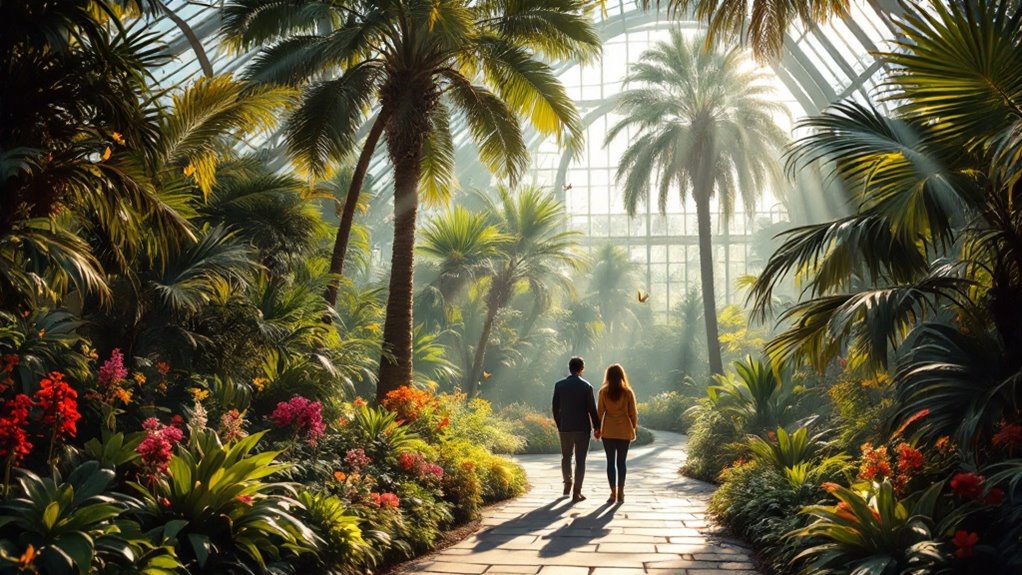 explore the botanic gardens