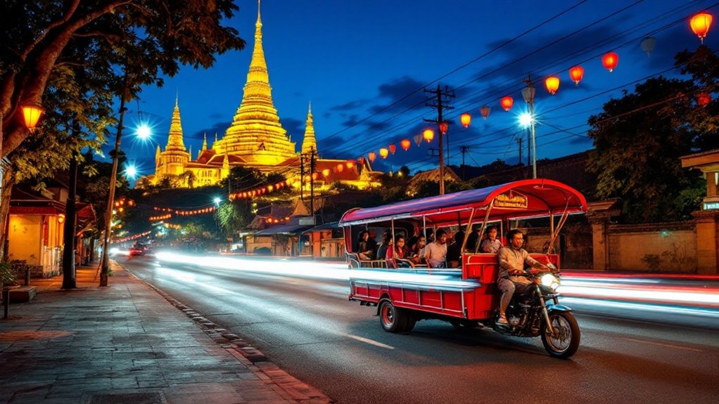 exploring transportation in chiang mai