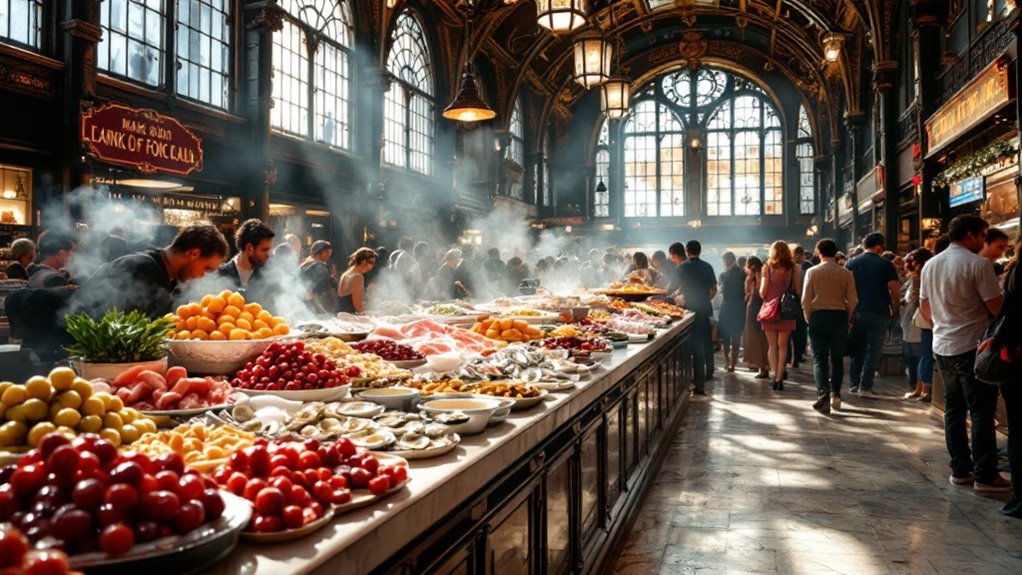 gourmet food marketplace experience
