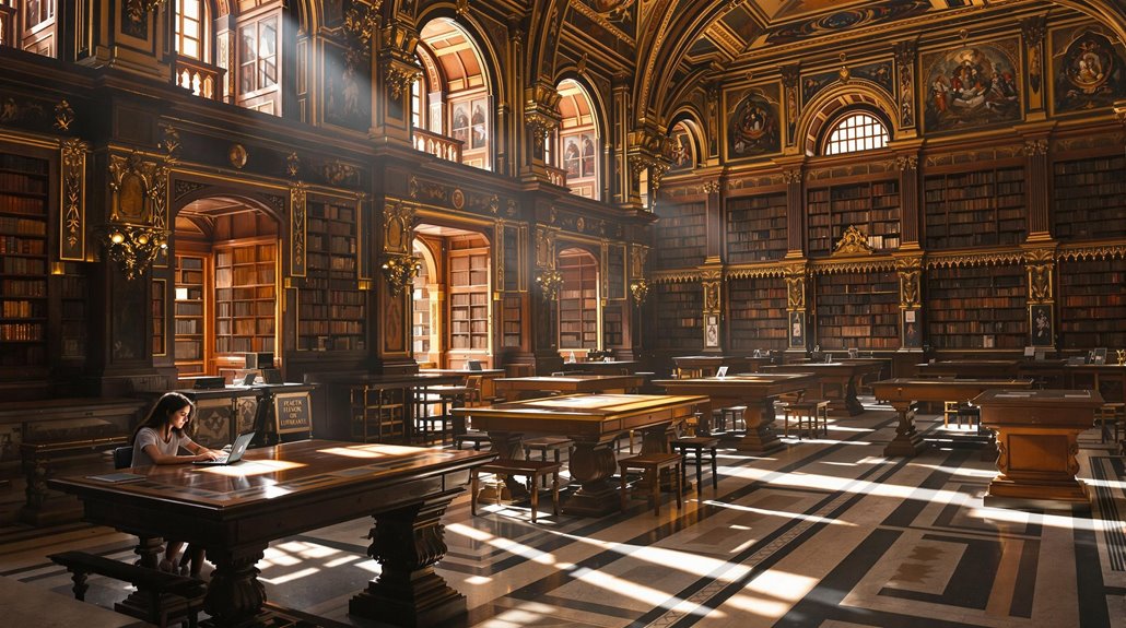 historic study refuge library
