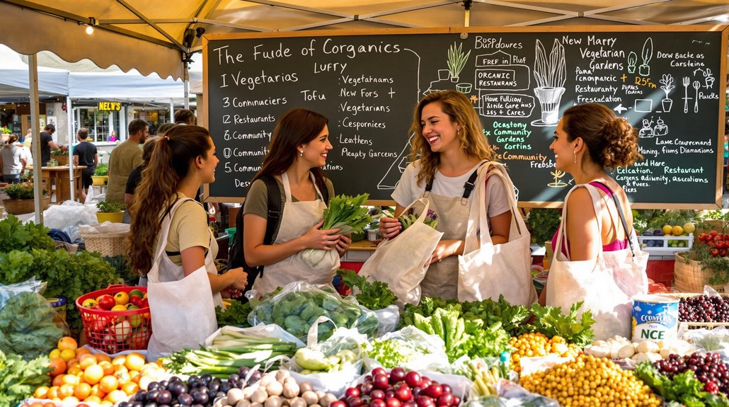 join local veggie groups