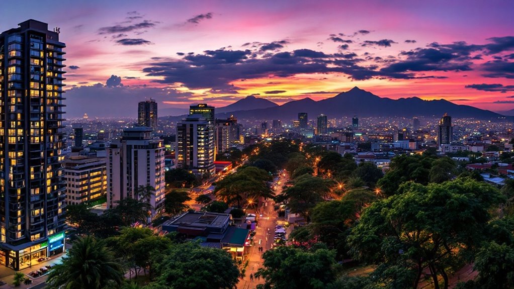 key urban regions identified