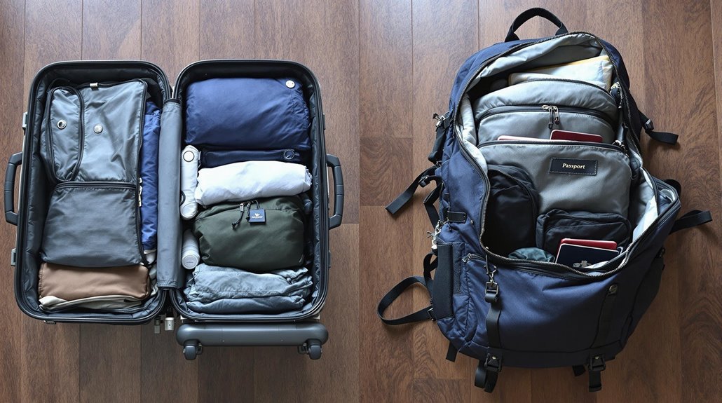 luggage packing techniques comparison