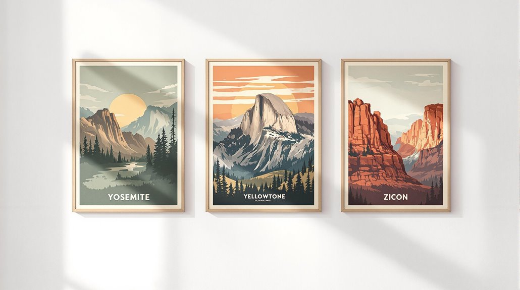 retro national park art