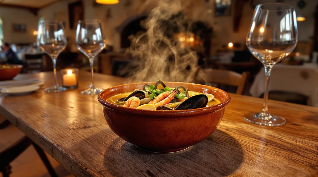 seafood specialties at la gensola