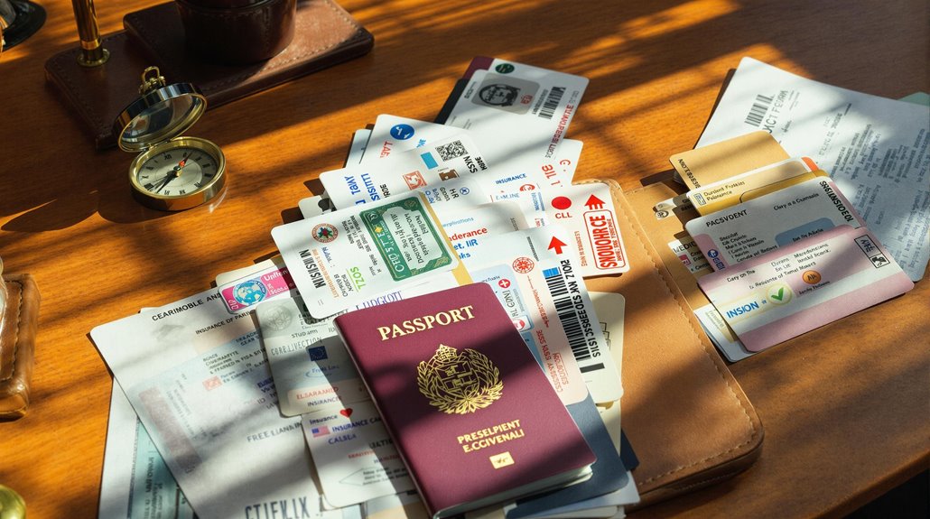 travel documents and visas