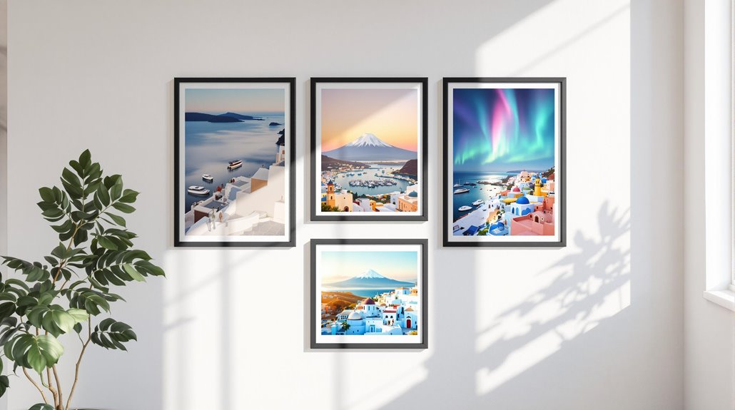 travel photography exhibition display