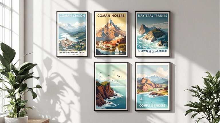 travel themed prints and posters