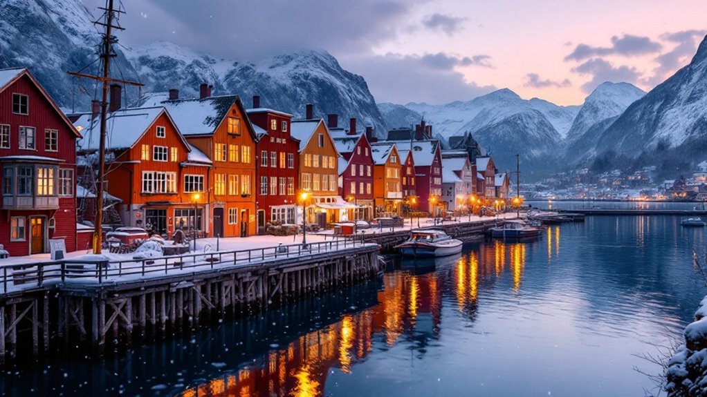 winter wonderland by fjord