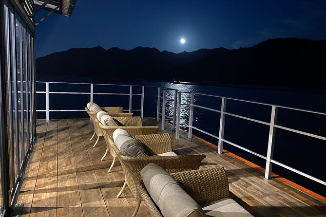 dinner-cruise-on-hanaikada-raft-type-boat-with-scenic-view-of-miyajima