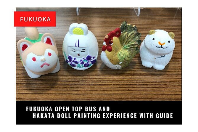 fukuoka-open-top-bus-and-hakata-doll-painting-experience-with-guide