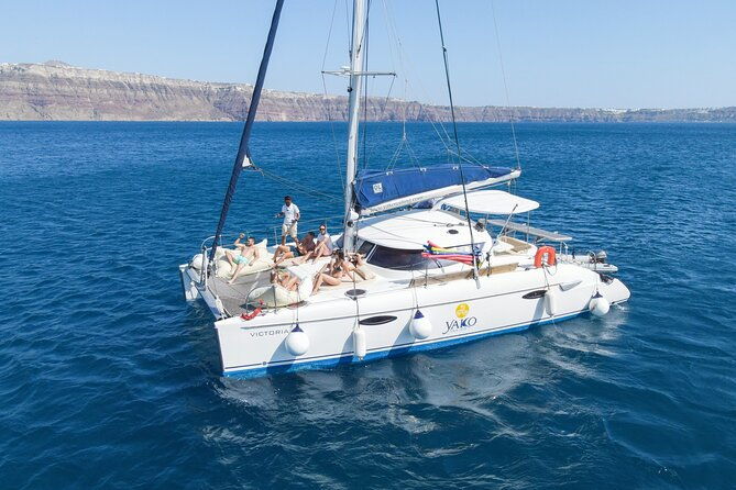 full-day-santorini-catamaran-private-cruise-with-meal-and-transfer