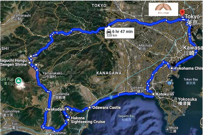 2-day-tokyo-mt-fuji-hakone-odawara-castle-kamakura-onsen-ryokan