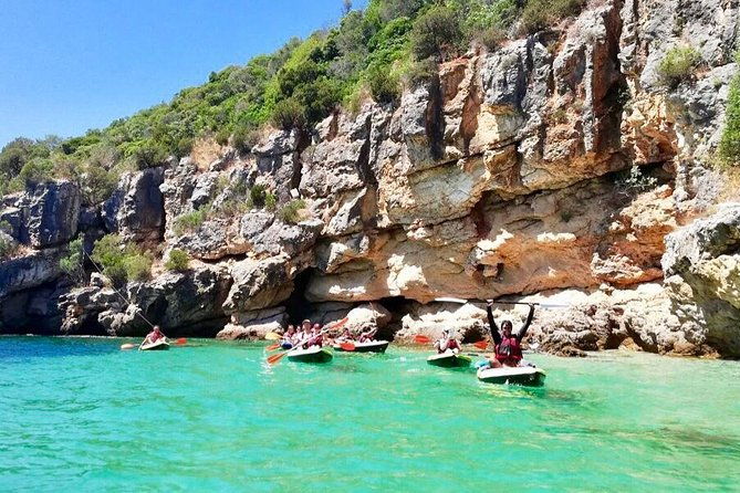 the-lisbon-kayak-day-tour-transport-picnic-at-beach