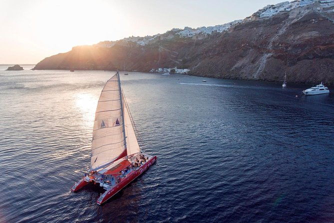 sailing-catamaran-cruise-in-santorini-with-bbq-drinks-and-transfer