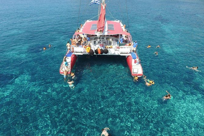 sailing-catamaran-cruise-in-santorini-with-bbq-drinks-and-transfer