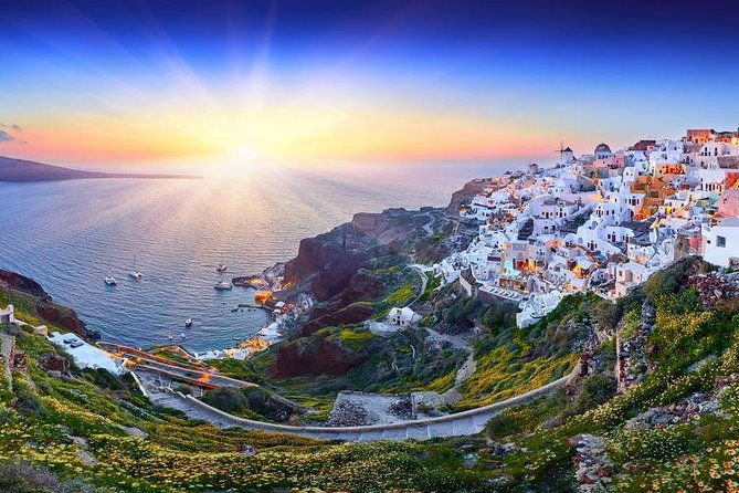santorini-sunset-dinner-cruise-including-nea-kameni-visit