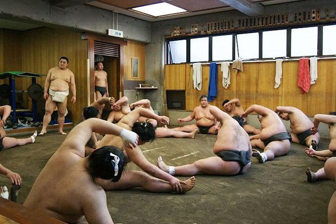 watch-sumo-morning-practice-at-stable-in-tokyo