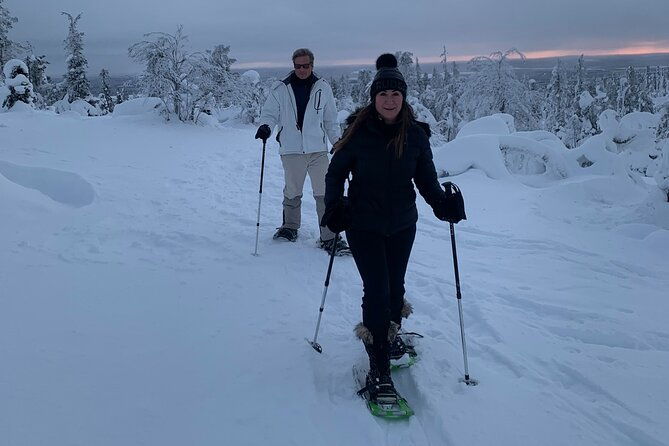small-group-snowshoeing-and-reindeer-farm-visit