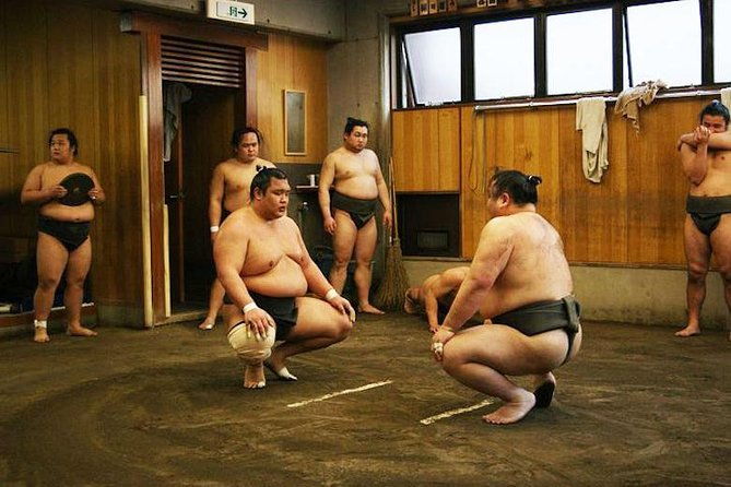 watch-sumo-morning-practice-at-stable-in-tokyo