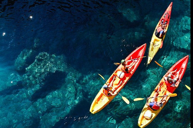 dubrovnik-sunset-kayaking-snorkeling-fruit-snack-water-wine