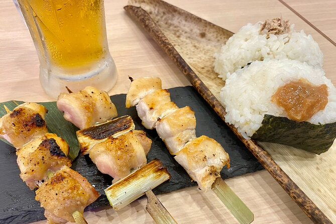 sake-tasting-and-yakitori-onigiri-making-experience
