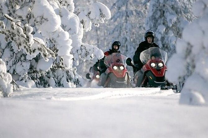 snowmobile-safari-through-lappish-forest-from-rovaniemi
