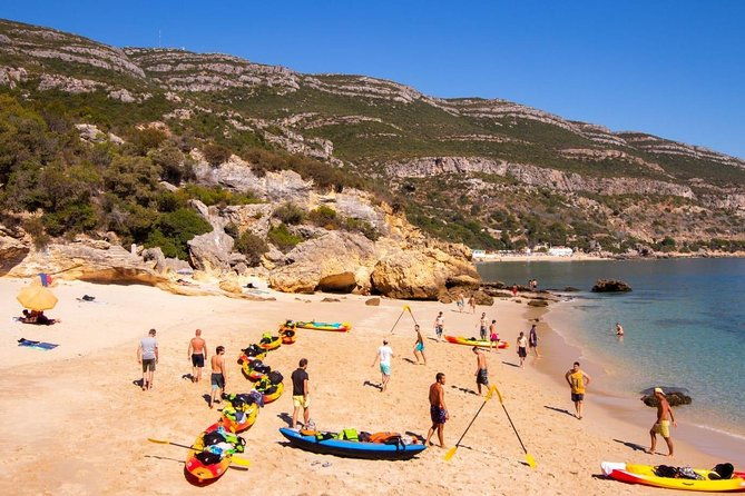 the-lisbon-kayak-day-tour-transport-picnic-at-beach