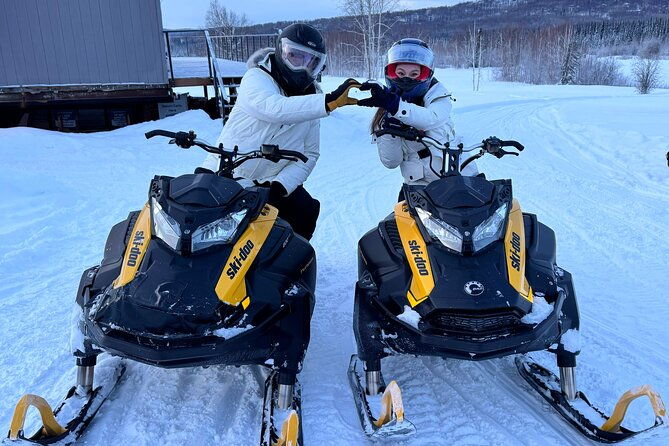 1 Hour Snowmobile Tour in Fairbanks Alaska