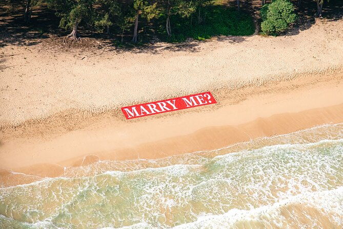 Marry Me Banner Flyover - Helicopter Proposal Flight