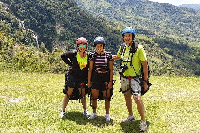 paragliding-over-giant-waterfalls-private-tour-optional-guatape-from-medellin