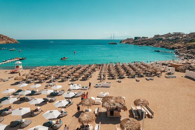 Super Paradise Beach Mykonos Seaside Sunbed (5th & 6th Row