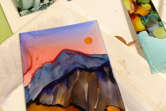 alcohol-ink-landscape-art-class-in-estes-park
