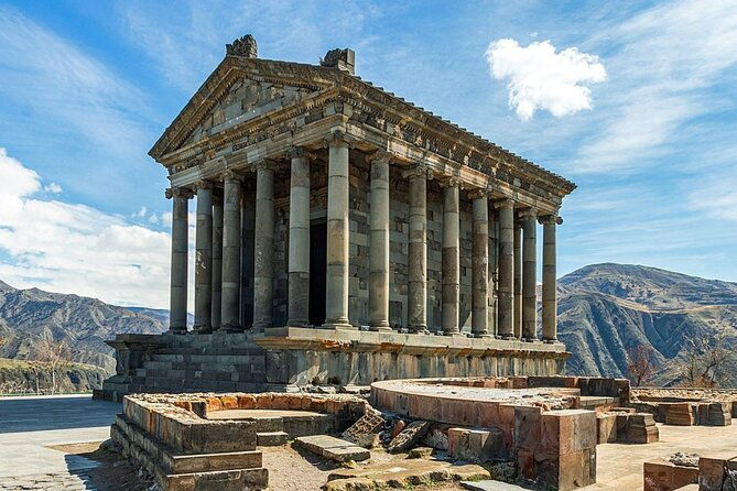charents-arch-garni-symphony-of-stones-geghard-lake-sevan