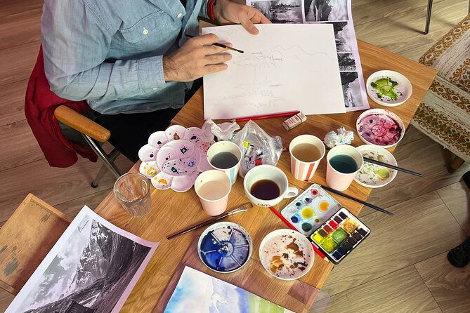 paint-norwegian-landscape-with-watercolor-in-bergen