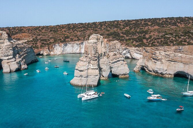 private-full-day-catamaran-cruise-with-lunch-from-milos